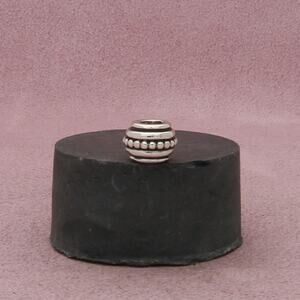 pandora sterling silver hopi dots & lines bead charm pendant